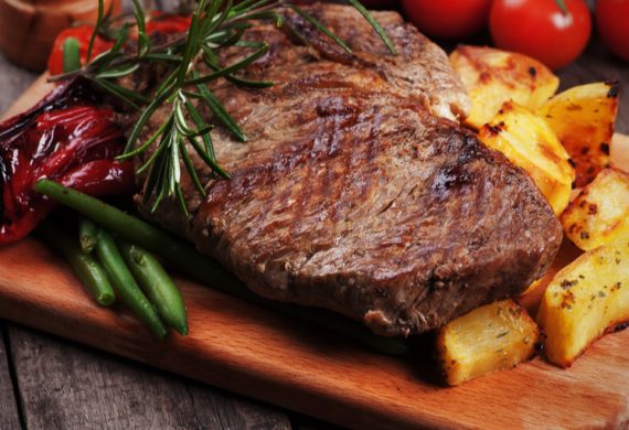 rib-eye steak