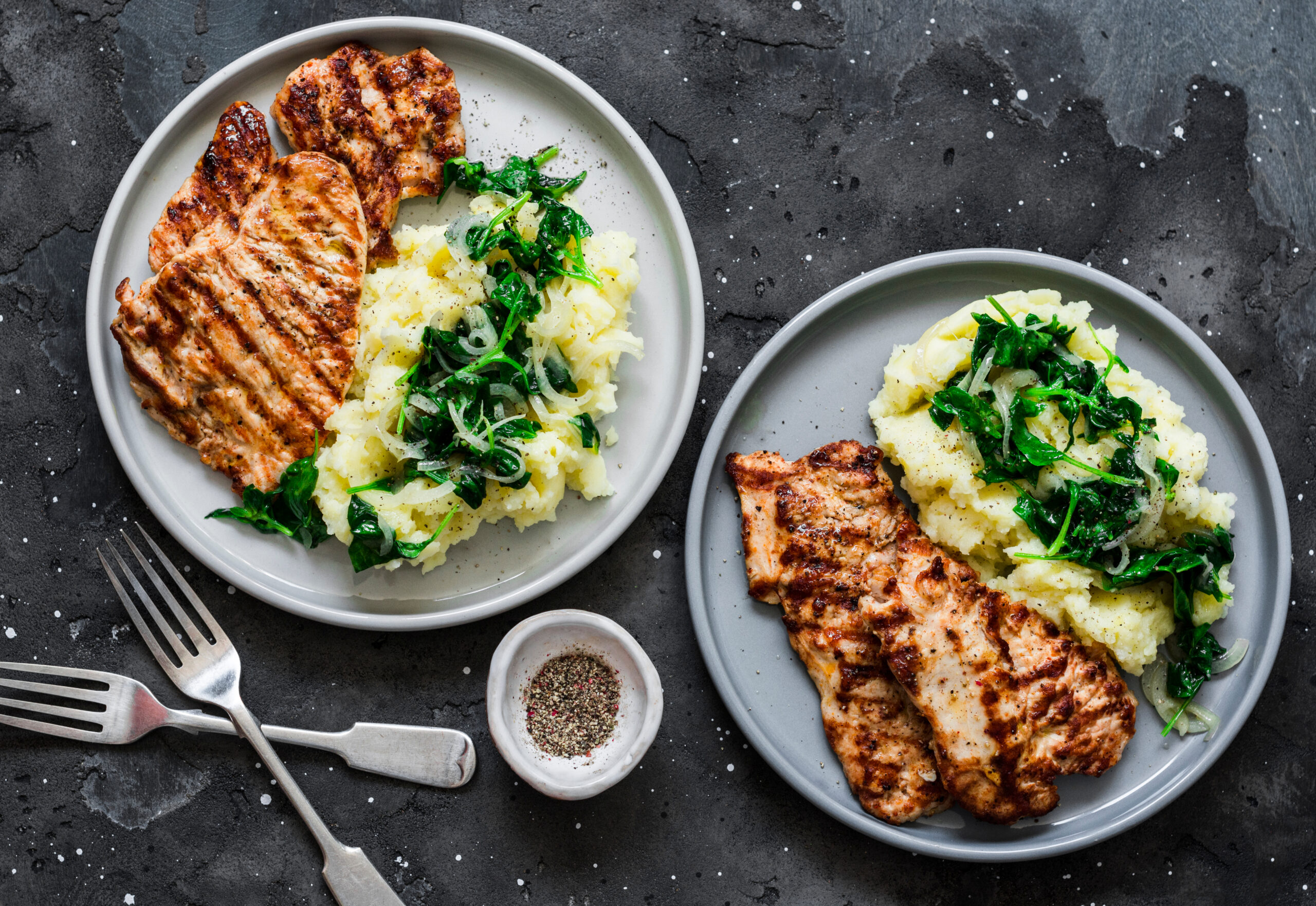 Pork Chop with Sage and Apple Mash - Ian Barker Butchers